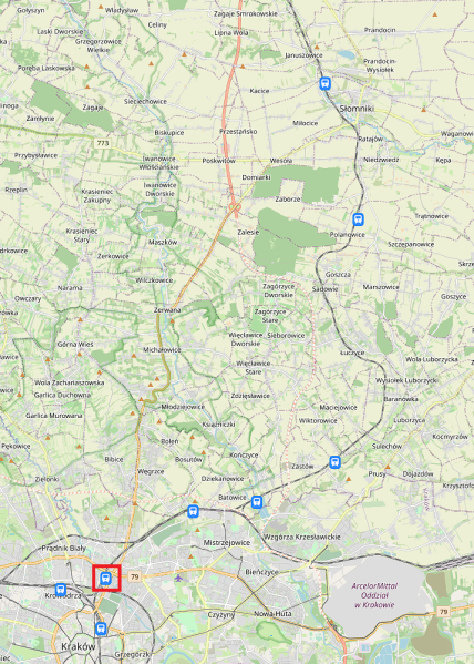 File:Kraków Przedmiescie KPm map.png