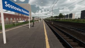 Sosnowiec Poludniowy , pohled z nástupiště